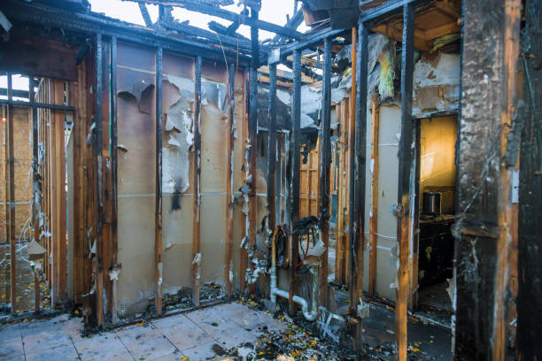 Professional Soot Cleanup technician working in Brookshire, TX